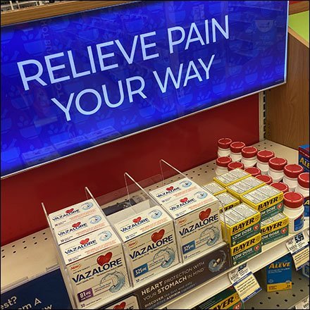 Pain Relief Fun Facts Inline Display