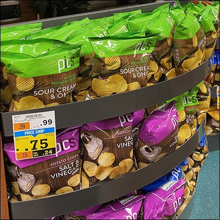 PiCS Curved Snack Rack Display