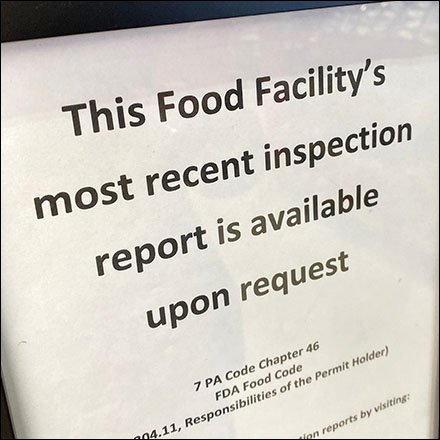 Snack Shop Inspection Report Referral