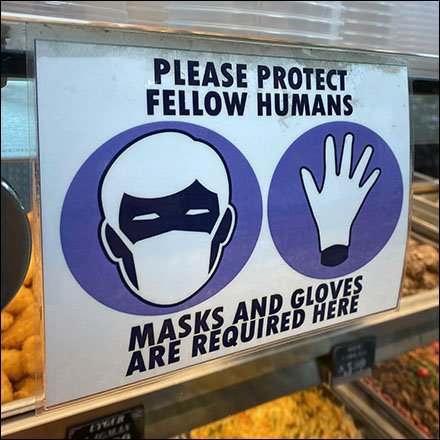 Buffet Protective Clothing Required