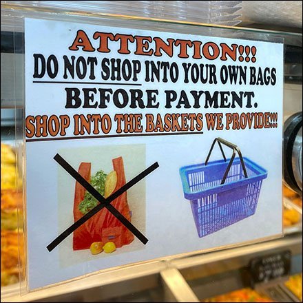 Buffet Store Basket Shopping Required