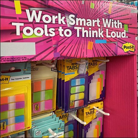 Post-It Work Smart Powerwing Display