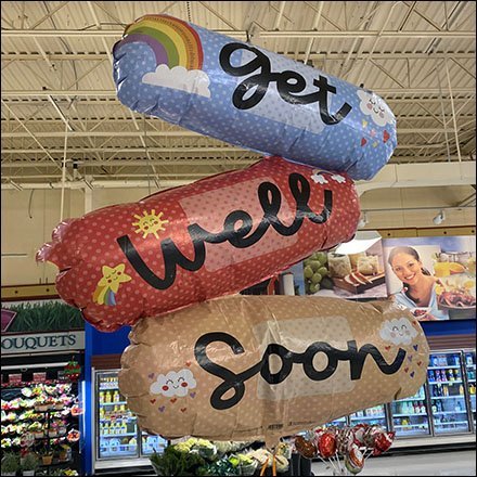 Oversize Zigzag Get Well Soon Inflatable
