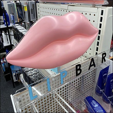 CVS Pharmacy Store Fixtures - Luscious LipBar Perforated Powerwing