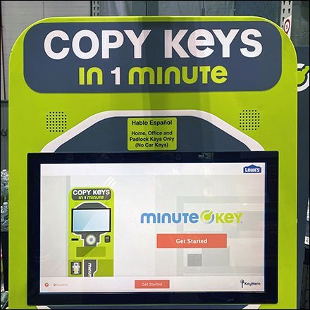 Freestanding Minute Key Copy Station