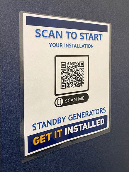 Restroom Standby Generator Installation QR-Code