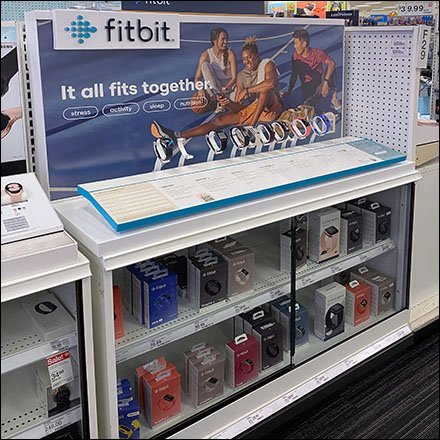 Fitbit Inline Cabinet Display Lineup