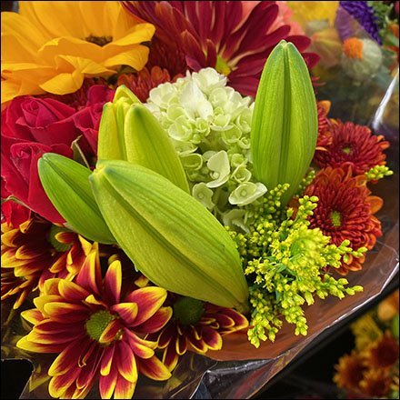 Floral Merchandising Perimeter Display