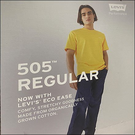 Levi's 505 Jeans Sign Frame