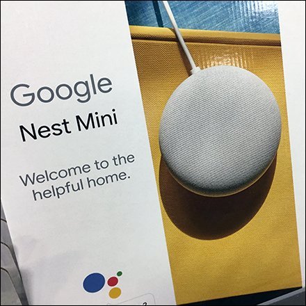 Google Nest Mini Pallet Display
