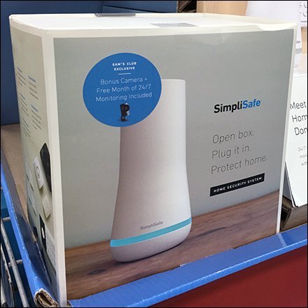 SimpliSafe Home Protection Pallet-Rack Display
