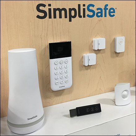 SimpliSafe Home Protection Pallet-Rack Display