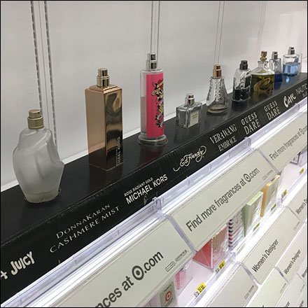 Shallow Shelf Fragrance Tester Lineup