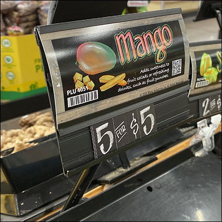 Weis Produce Popsicle Stick Signs