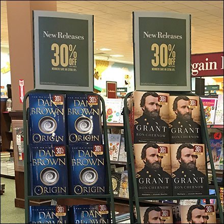 Upright New Releases Book Racks