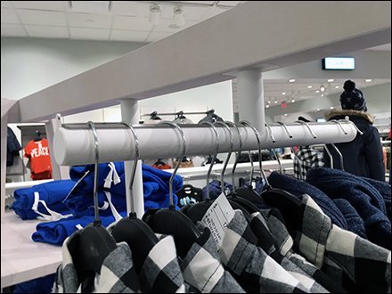 Pipe Fitting Apparel Rack Details