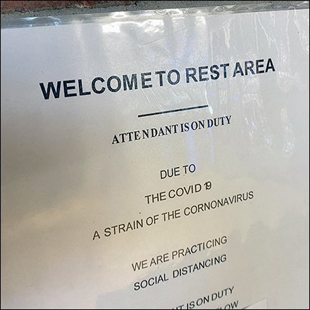 Highway Service Rest Area Welcome