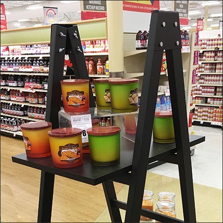 Weis Ladder Candle Merchandising Display