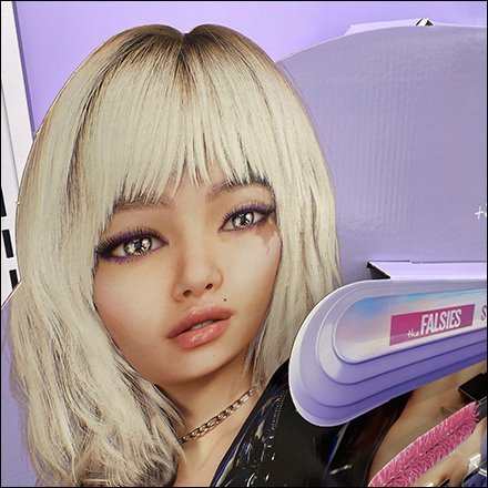 Extend Reality Lash Extensions Display