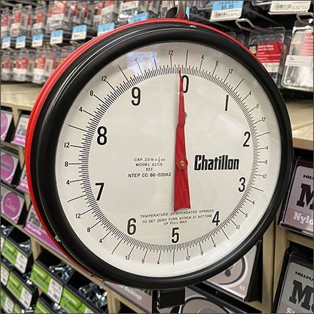 Chatillon Bulk Fasteners Weight Scale