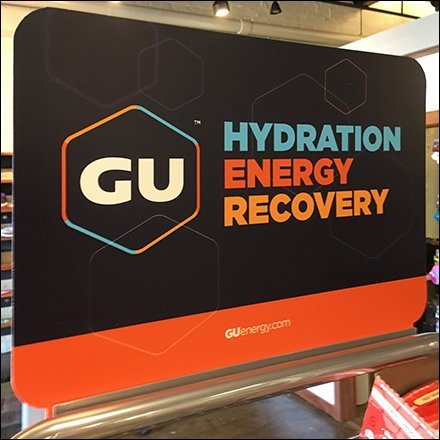 GU Energy Runner Recovery Snacks Display