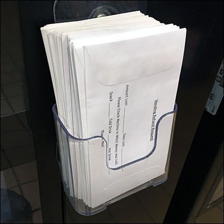 Vending Machine Refund Requests Built-In
