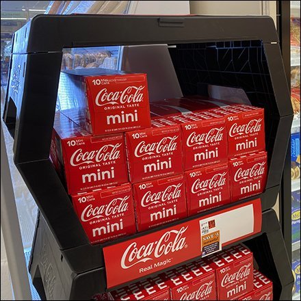 Coca-Cola Hexagon Display Rack
