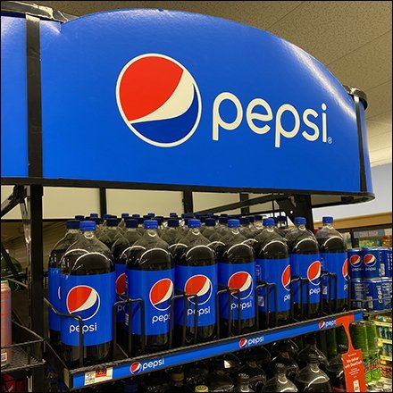 Commanding Pepsi Custom Endcap