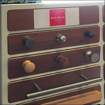 Custom Drawer Pulls Display