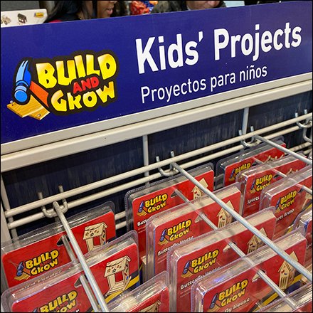 Build-And-Grow DIY Kid's Projects Display