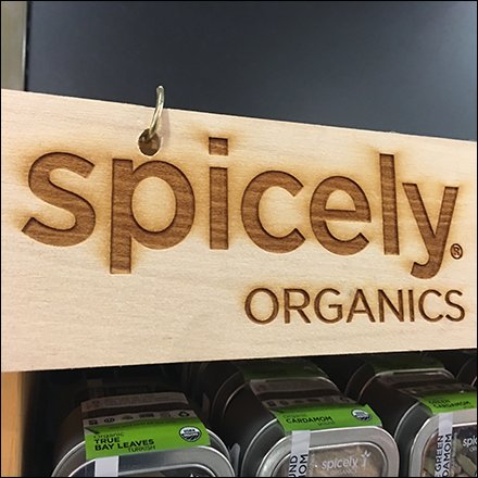 Spicely Gravity-Feed Organic Spice Rack
