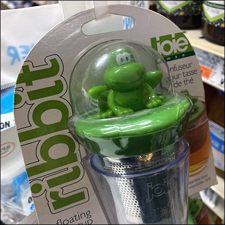 Ribbit Frog Tea Infuser Clip Strip Merchandiser