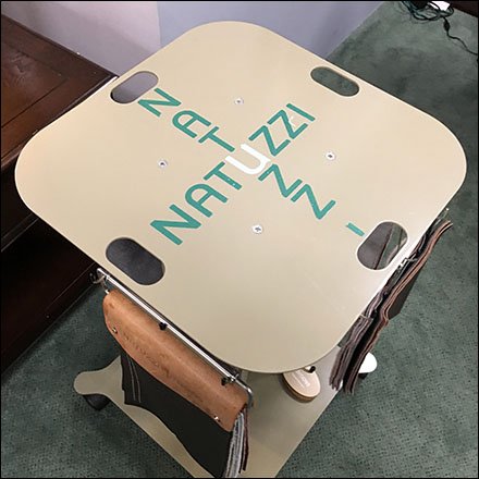 Foursquare Natuzzi Fabric Samples Rack Serves From All Sides