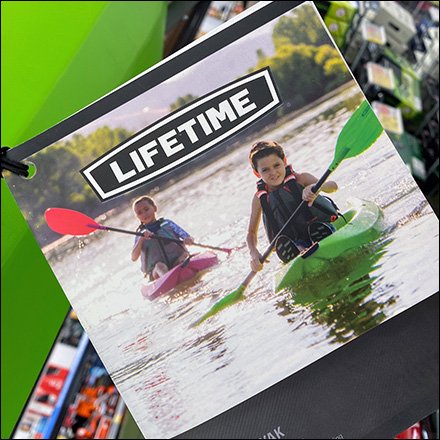 Kid's Lifetime Kayak Overhead Display Calls Out
