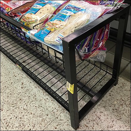 Square-Frame Open-Wire Dunnage Rack Sells Flatbread