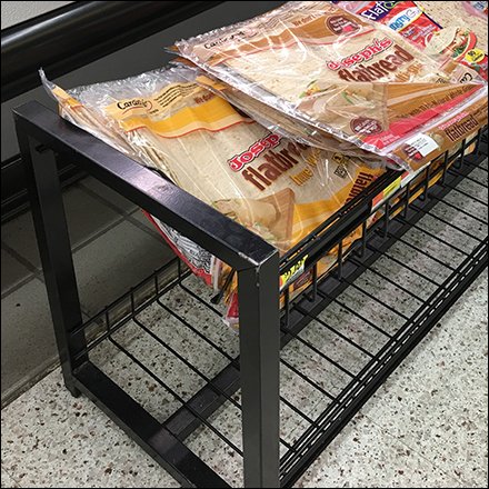 Square-Frame Open-Wire Dunnage Rack Sells Flatbread