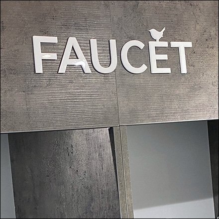 Form Follows Function Faucet Wall Display Is Well Organized