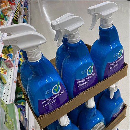 Multi-Purpose Cleaner Dunnage Rack Display Multiplies Sale
