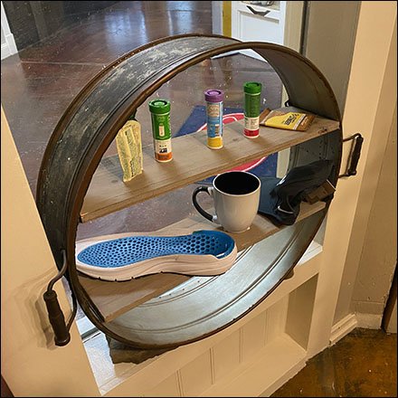 Bottomless Galvanized Tub Creates Circular Frame Guerrilla Marketing