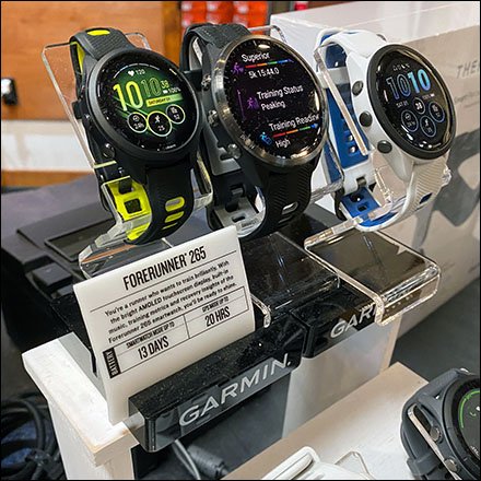Garmin Forerunner Smartwatch Stepped Countertop Display