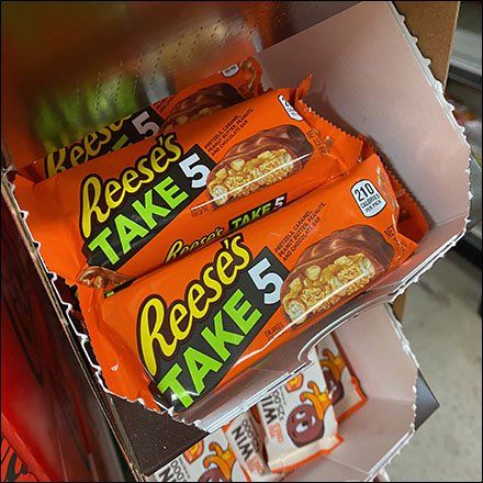 Reese's Cardboard Powerwing Sidekick Bulk Bins