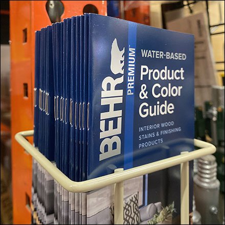 Behr Product Color Guide Single Pocket Literature Holder