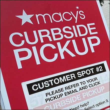 Macy’s Pickup Curbside Reservation Encourages Drive-Up Shopping