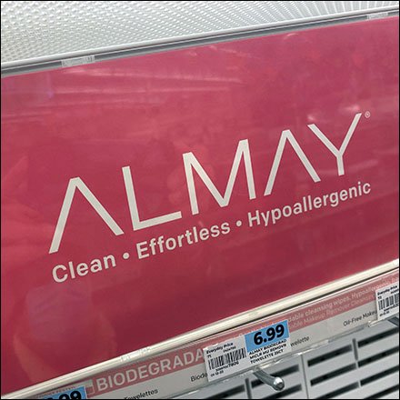 Almay Cosmetics Perimeter Display Awaits Merchandise