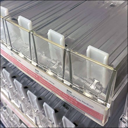 Almay Foundation Auto-Feed Pusher System Display