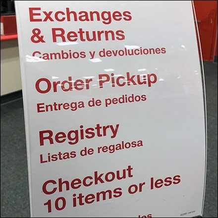 Returns Exchanges and More Extended Customer Services Sign