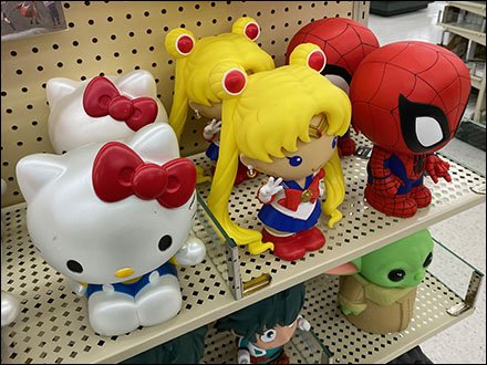 Comic Book Character Miniatures Endcap Assortment Is All Encompassing