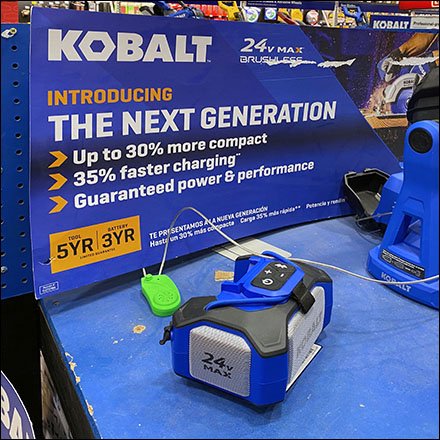 Kobalt Next Generation Work Fan Point-of-Purchase Display