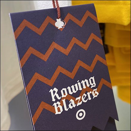 Rowing Blazers Hang Tag Image Projection of Brand Is Not Shy
