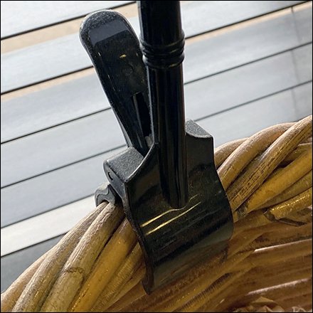 Check It Out Headline Wicker Basket Sign Clips
